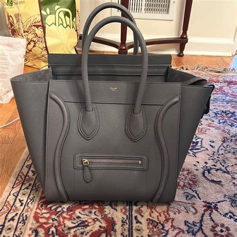 celine mini luggage kohl|celine mini luggage tote sale.